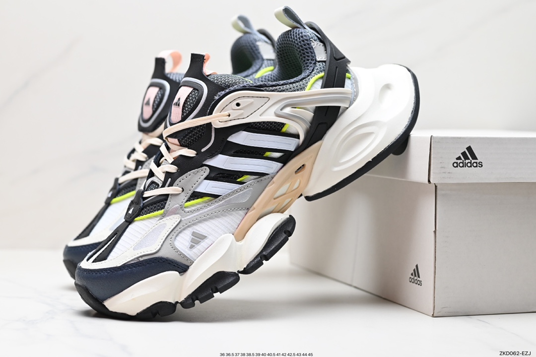 270 阿迪达斯Adidas XLG RUNNER DELUXE 系列低帮老爹风增高慢跑鞋 IH7796