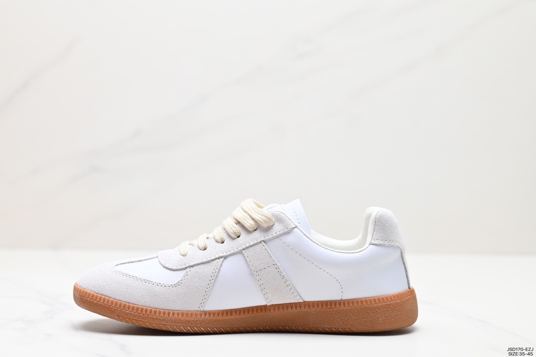 200 Maison Margiela马丁·马吉拉 22 Classic Replica Leather Low sneaker经典绅士德训平底百搭小白板鞋 S58WS0180