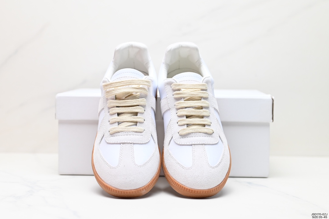 200 Maison Margiela马丁·马吉拉 22 Classic Replica Leather Low sneaker经典绅士德训平底百搭小白板鞋 S58WS0180