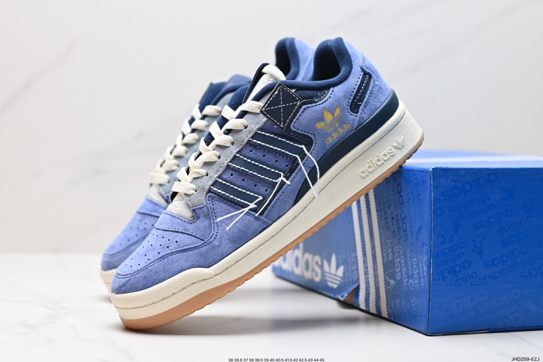 190 Adidas Forum 84 Low OG “Bright Blue” 低帮百搭潮流休闲运动板鞋 GW0299