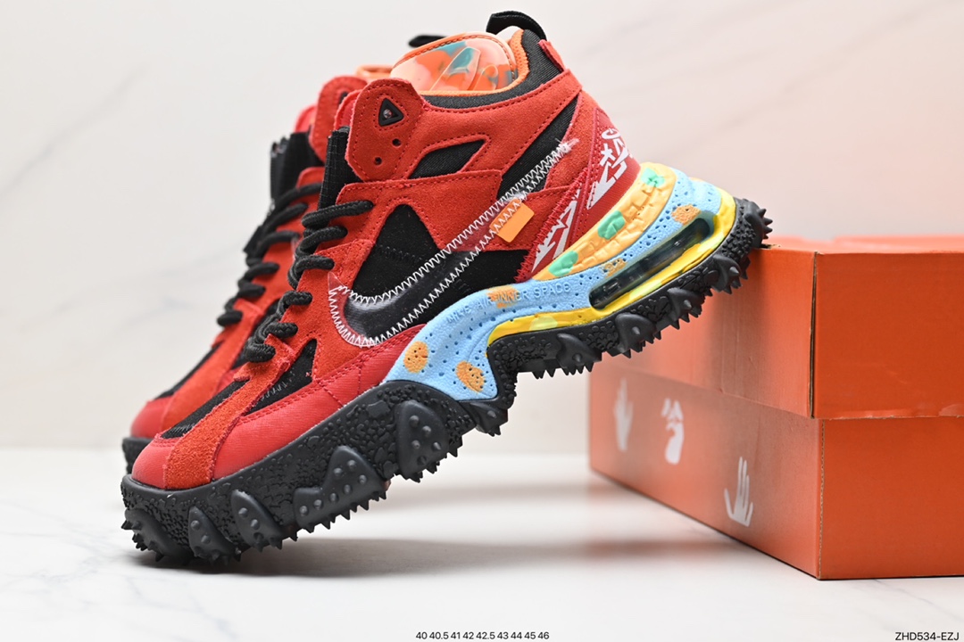 300 耐克 Nike Air Terra Forma x OFF-WHITE OW联名户外高帮潮流运动鞋 DQ1615-800