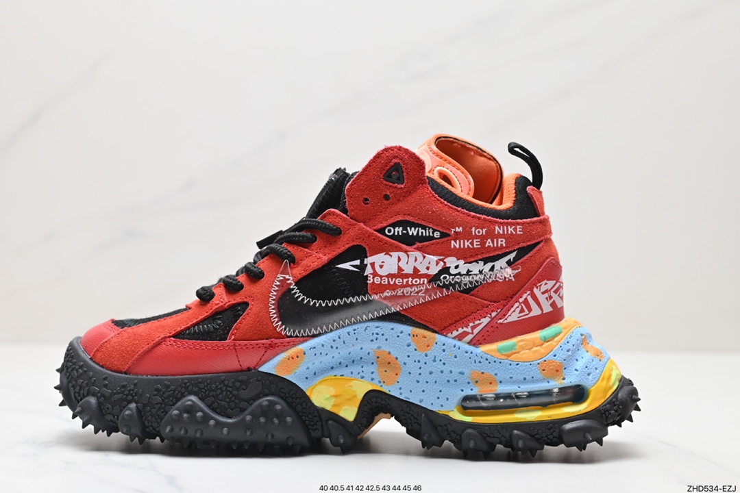 300 耐克 Nike Air Terra Forma x OFF-WHITE OW联名户外高帮潮流运动鞋 DQ1615-800