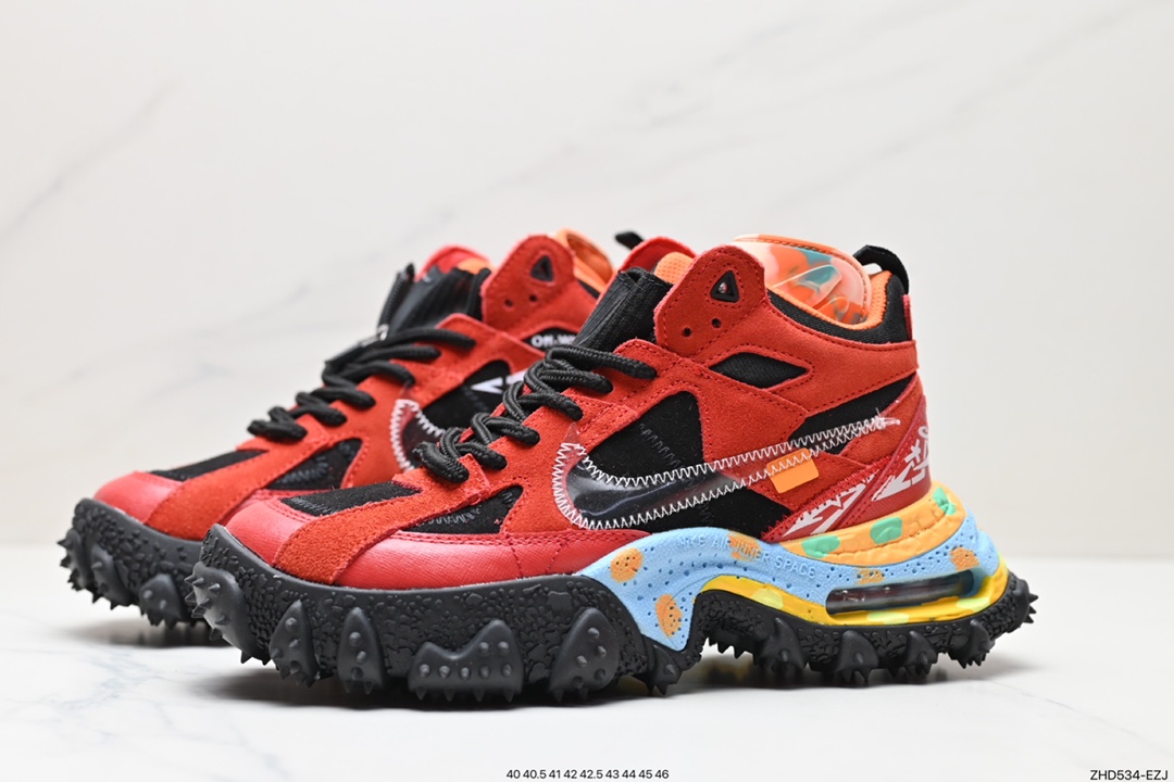 300 耐克 Nike Air Terra Forma x OFF-WHITE OW联名户外高帮潮流运动鞋 DQ1615-800