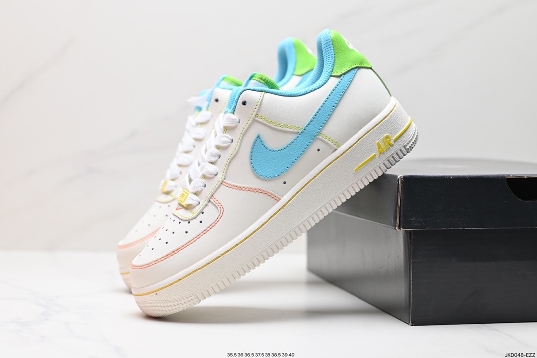 160 Nike Air Force 1'07 空号一军低百帮搭闲休运动板鞋 FJ4614-100