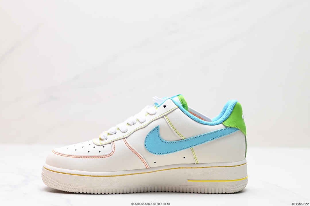 160 Nike Air Force 1'07 空号一军低百帮搭闲休运动板鞋 FJ4614-100