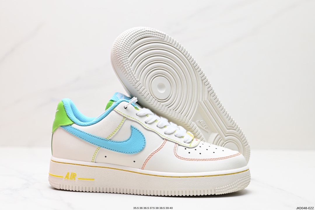 160 Nike Air Force 1'07 空号一军低百帮搭闲休运动板鞋 FJ4614-100