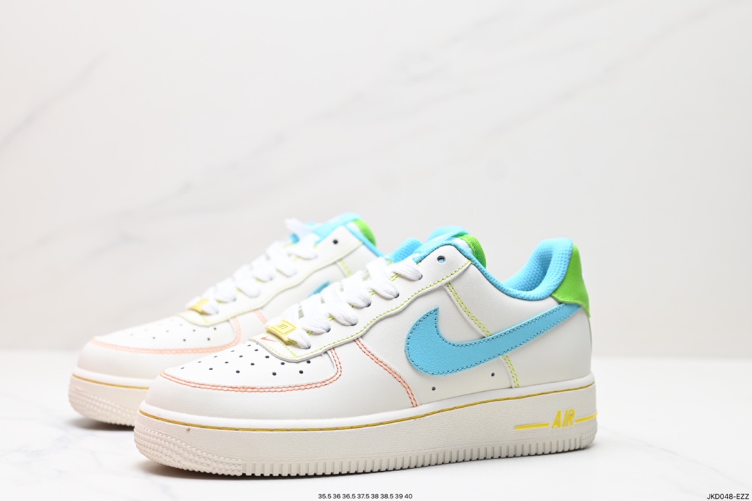 160 Nike Air Force 1'07 空号一军低百帮搭闲休运动板鞋 FJ4614-100