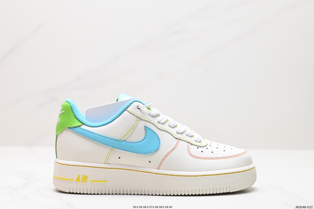 160 Nike Air Force 1’07 空号一军低百帮搭闲休运动板鞋 FJ4614-100