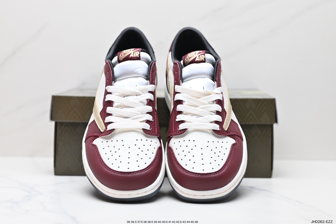 190 耐克Nike Air Jordan 1 Low SE"Chinese New Year"AJ1乔丹一代低帮篮球鞋“龙年白酒红金黄”FJ5735-100