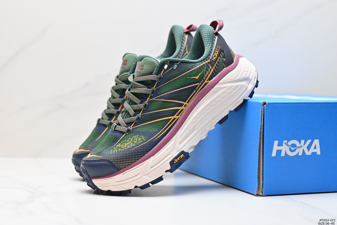 170 HokaHOKA ONE ONE Mafate Speed 2 Low 玛法特2代系列低帮慢跑鞋“暗橄榄绿”1126851/DOGL