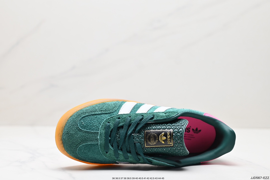 130 阿迪达斯Adidas originals Gazelle Indoor ”浅紫白“ 这款阿迪达斯运动鞋 IG5929