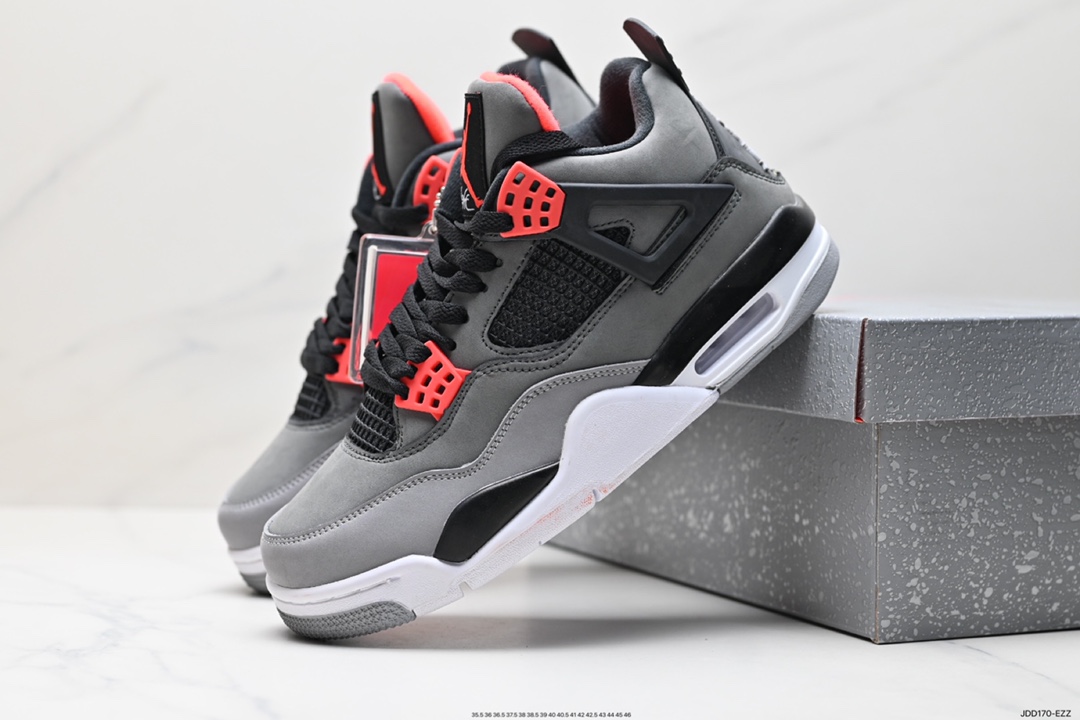 Air Jordan 4 Shoes Sneakers Air Jordan Black Red Vintage Mid Tops