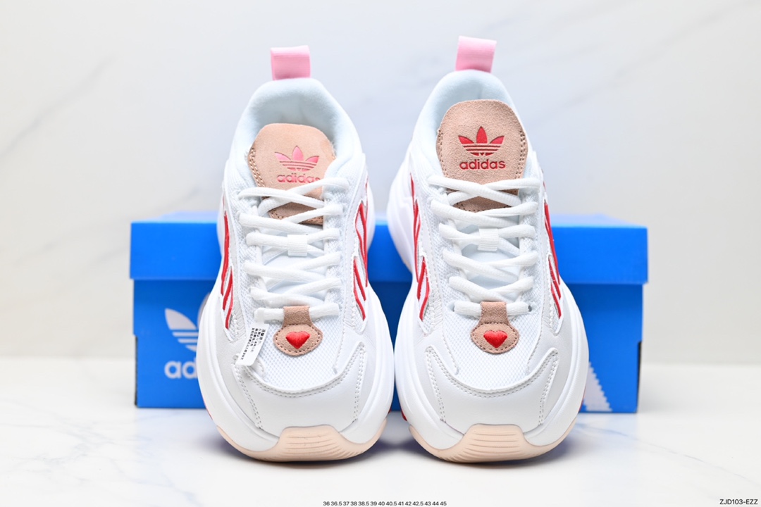 三叶草增高老爹鞋 adidas originals Ozgaia低帮休闲鞋 ID8348