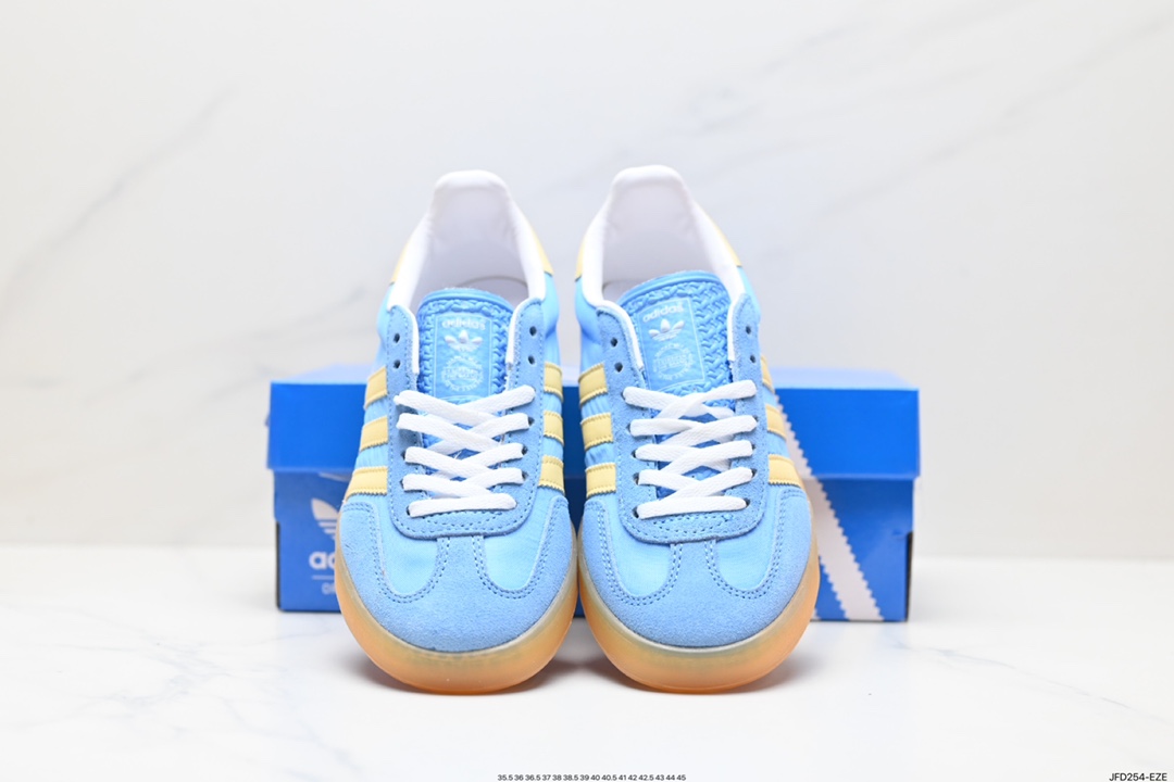 170 阿迪达斯Adidas originals Gazelle Indoor ”浅紫白“ IE2960