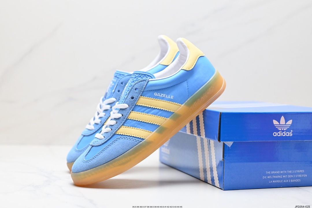 170 阿迪达斯Adidas originals Gazelle Indoor ”浅紫白“ IE2960