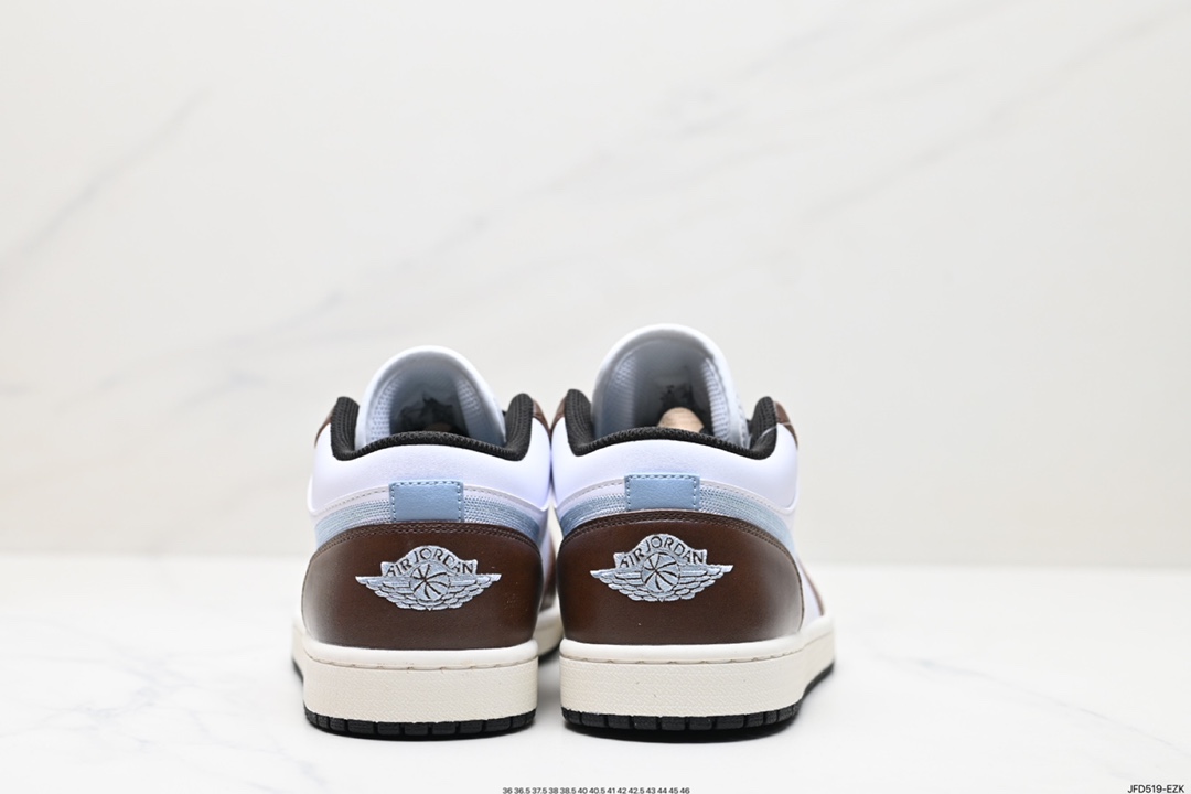 170 Nike Air Jordan 1 Low 白棕蓝 FQ8156-142