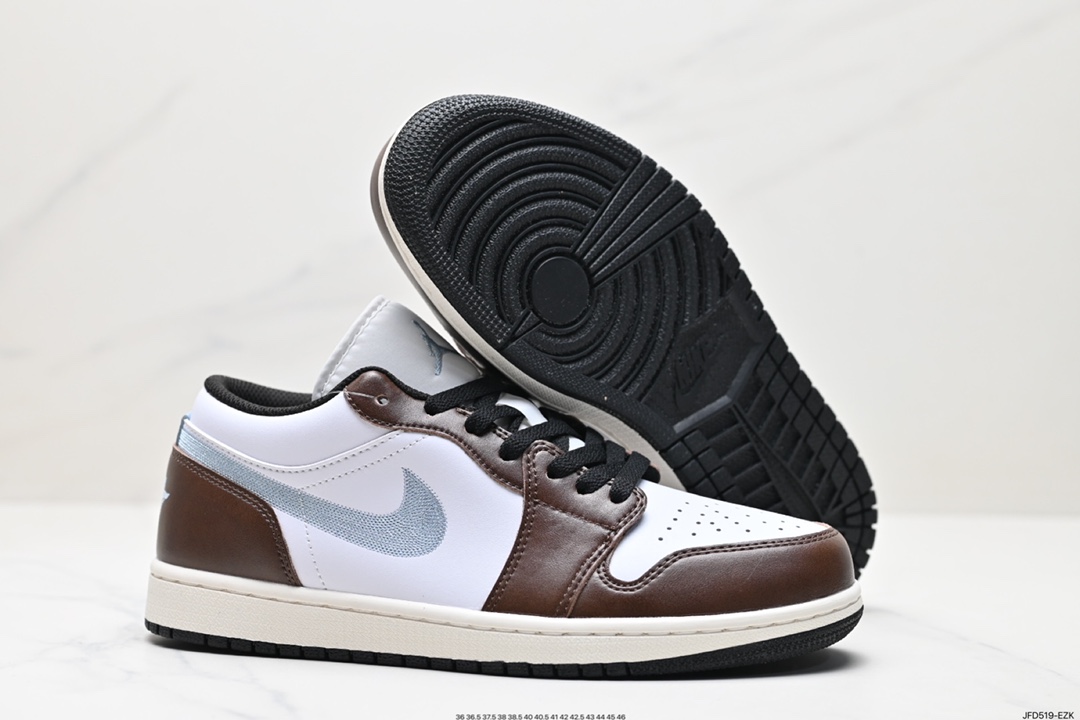 170 Nike Air Jordan 1 Low 白棕蓝 FQ8156-142