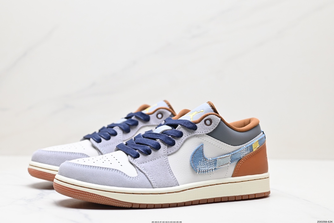 230 Air Jordan 1 Low 低帮 白蓝棕情人节 FZ5042-041