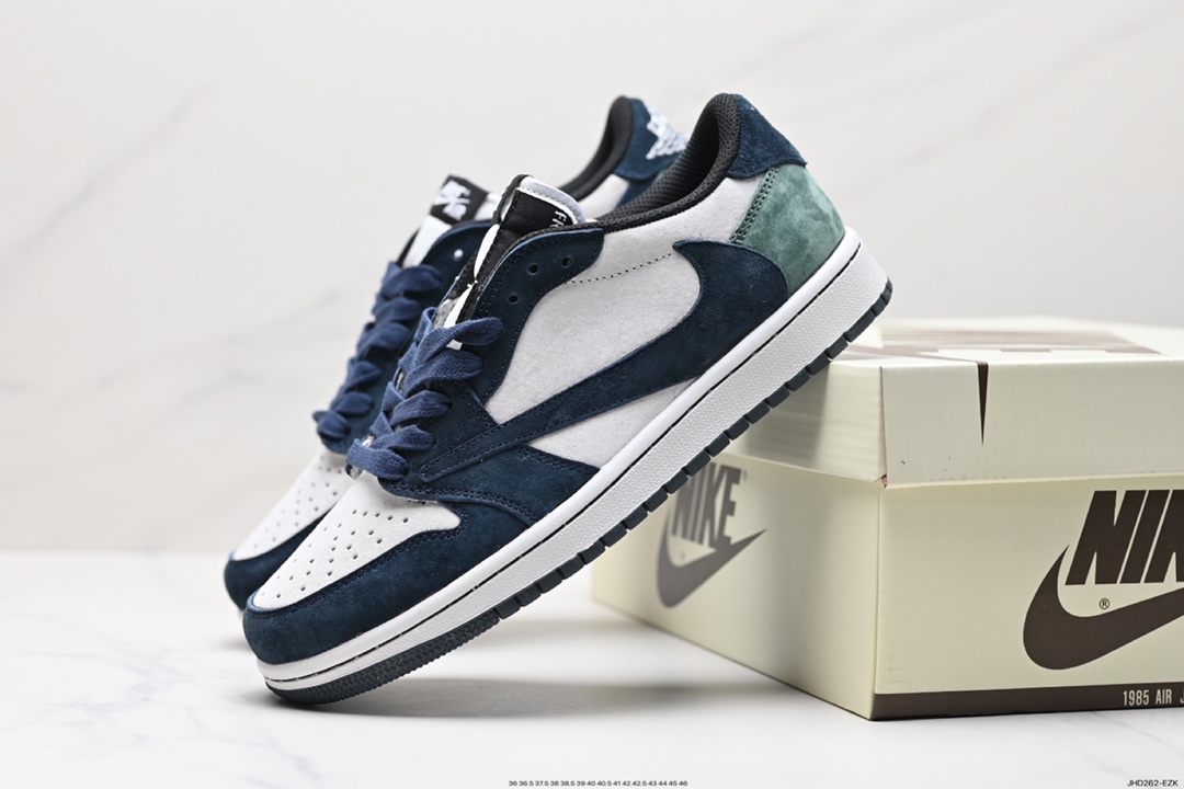 190 Fragment x TS x Air Jordan 1 Low 三方联名倒钩低帮 DM7866-819