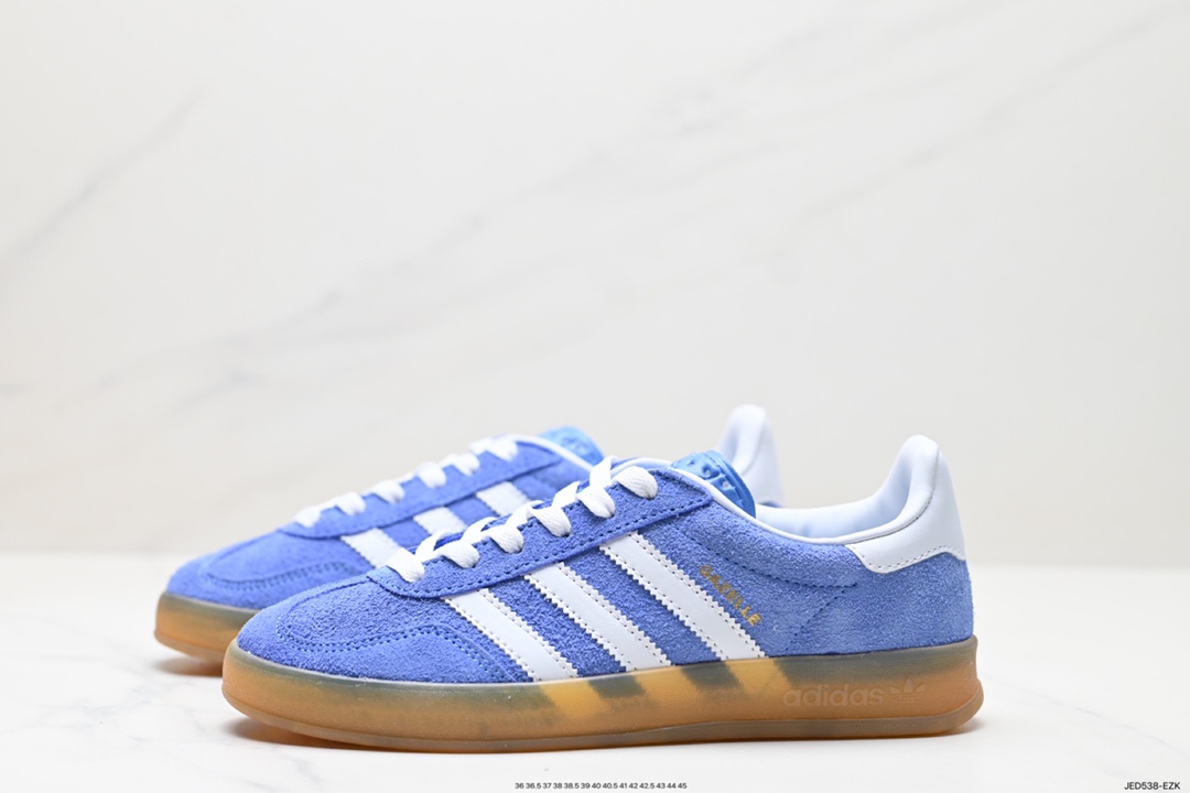 150 阿迪达斯Adidas Originals Gazelle Indoor 三叶草复古防滑耐磨低帮板鞋 HQ8717