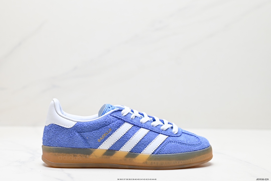 150 阿迪达斯Adidas Originals Gazelle Indoor 三叶草复古防滑耐磨低帮板鞋 HQ8717