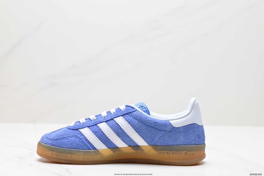 150 阿迪达斯Adidas Originals Gazelle Indoor 三叶草复古防滑耐磨低帮板鞋 HQ8717