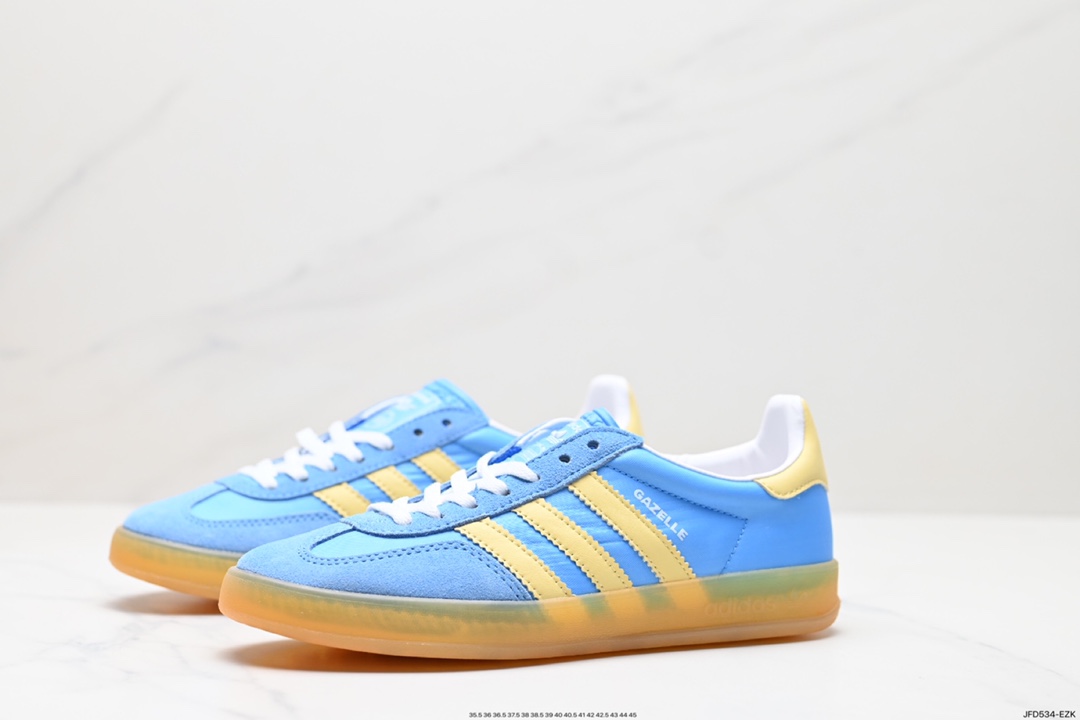 170 阿迪达斯Adidas originals Gazelle Indoor ”浅紫白“ 这款阿迪达斯运动鞋 IE2960