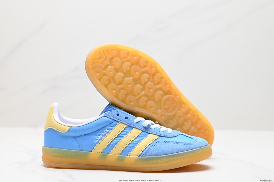 170 阿迪达斯Adidas originals Gazelle Indoor ”浅紫白“ 这款阿迪达斯运动鞋 IE2960