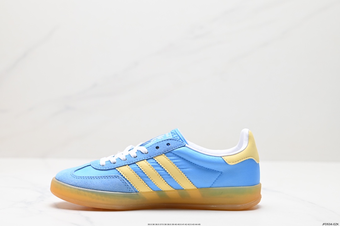 170 阿迪达斯Adidas originals Gazelle Indoor ”浅紫白“ 这款阿迪达斯运动鞋 IE2960