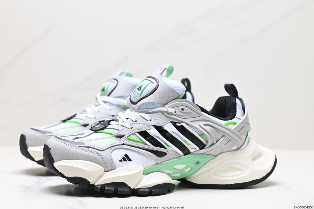 270 阿迪达斯Adidas XLG RUNNER DELUXE 系列低帮老爹风增高复古中性休闲运动慢跑鞋 IH7800