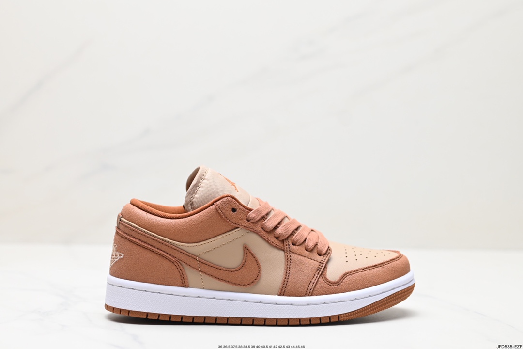 170 耐克Nike Wmns Air Jordan 1 Low GS"Team Gold"AJ1乔丹一代低帮篮球鞋 DC0774-105