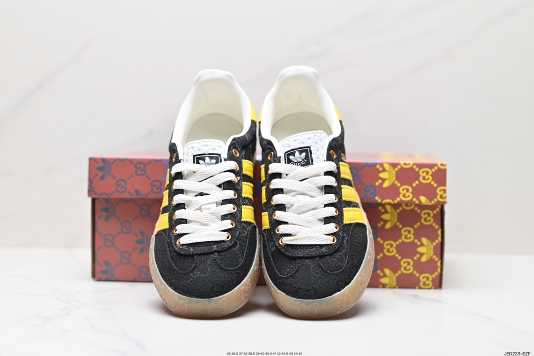 150 重磅联名 Adidas originals x Gucci Gazelle 联名经典休闲板鞋