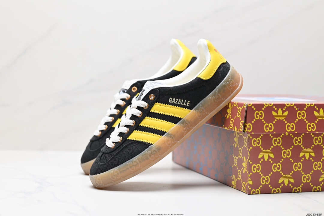 150 重磅联名 Adidas originals x Gucci Gazelle 联名经典休闲板鞋