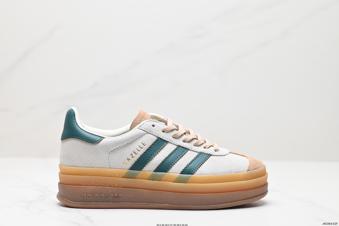 160 阿迪达斯Adidas Gazelle Bold w 低帮复古百搭休闲运动板鞋 H06125