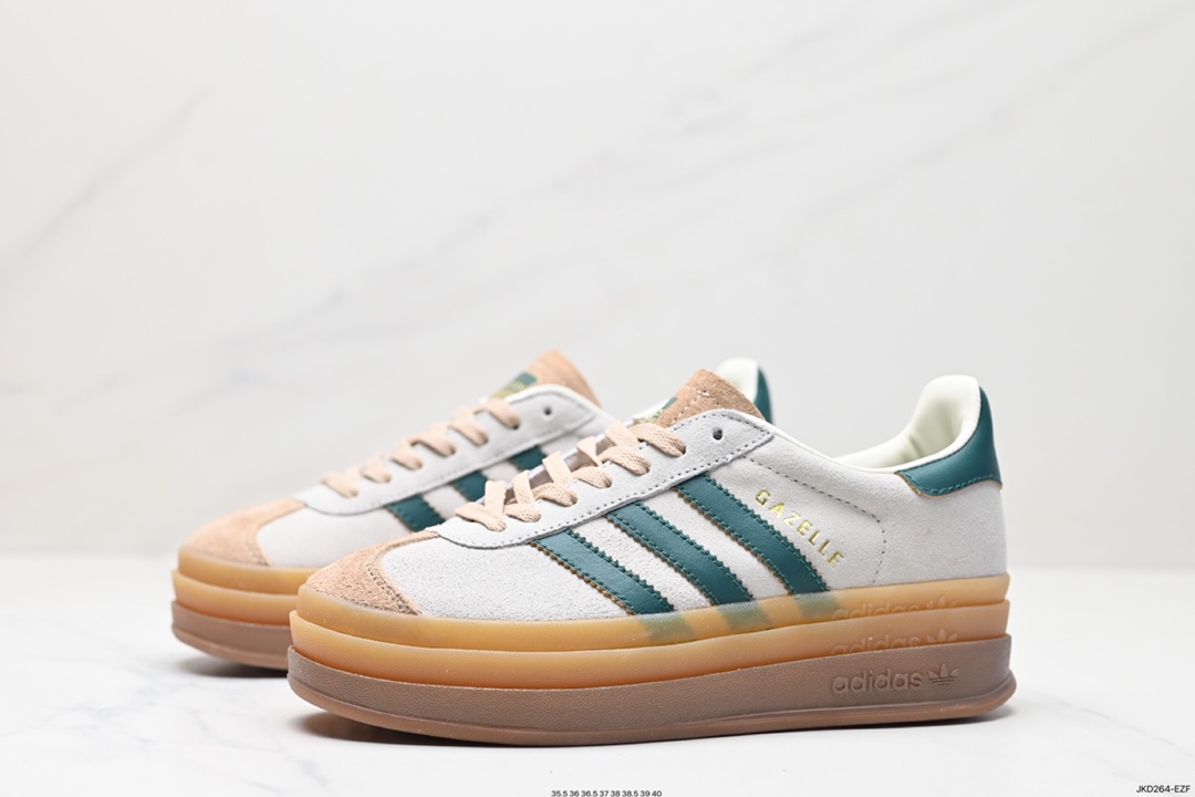 160 阿迪达斯Adidas Gazelle Bold w 低帮复古百搭休闲运动板鞋 H06125