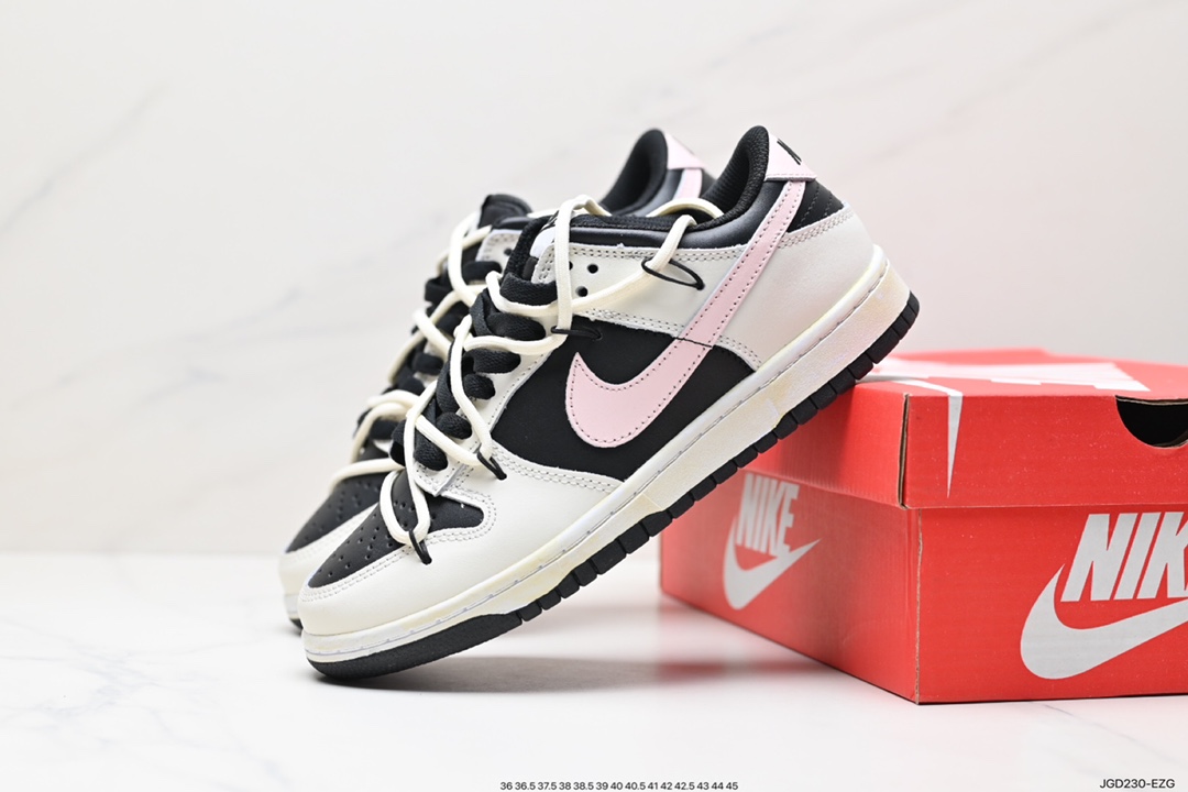 180 耐克Nike SB Dunk Low”Milk White/Pink/Smile“扣篮系列低帮休闲运动滑板板鞋 FD1232-001