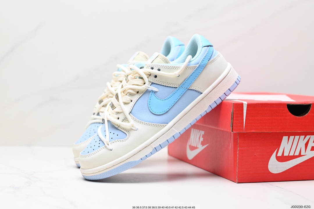 180 耐克Nike SB Dunk Low”Milk White/Pink/Smile“扣篮系列低帮休闲运动滑板板鞋 FD1232-001