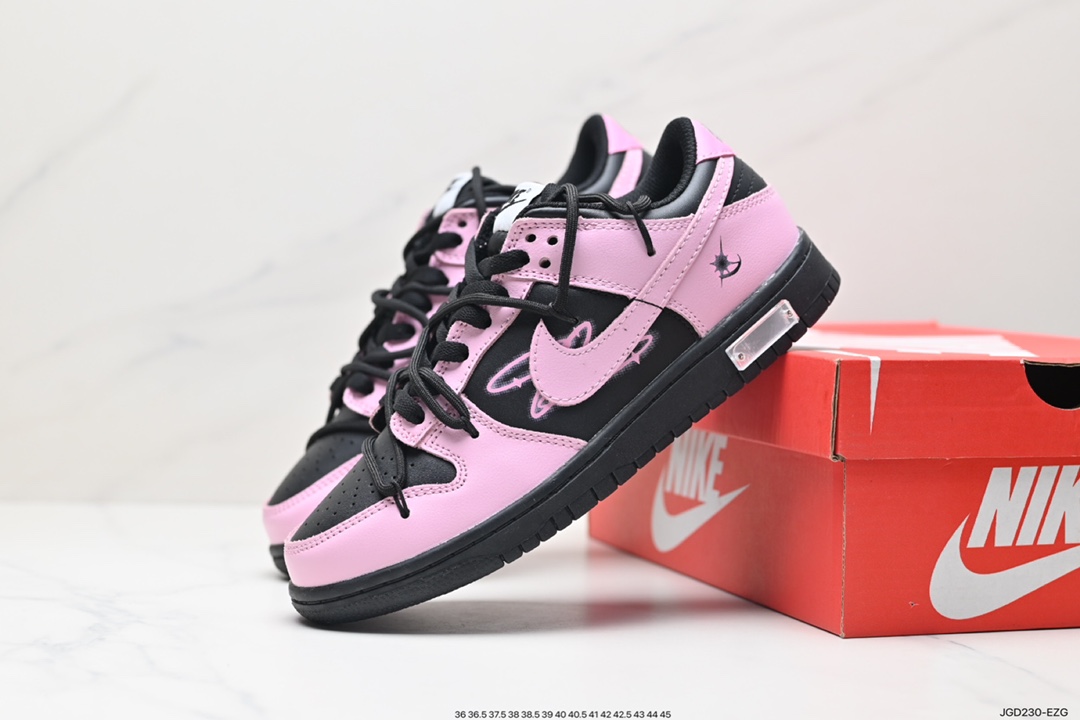 180 耐克Nike SB Dunk Low”Milk White/Pink/Smile“扣篮系列低帮休闲运动滑板板鞋 FD1232-001