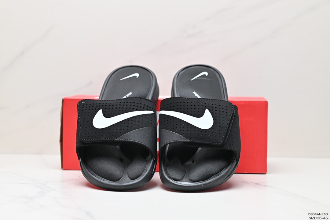 100 耐克记忆棉魔术贴运动拖鞋 一字拖休闲拖鞋 Nike Ultra comfort slide 系列  882687