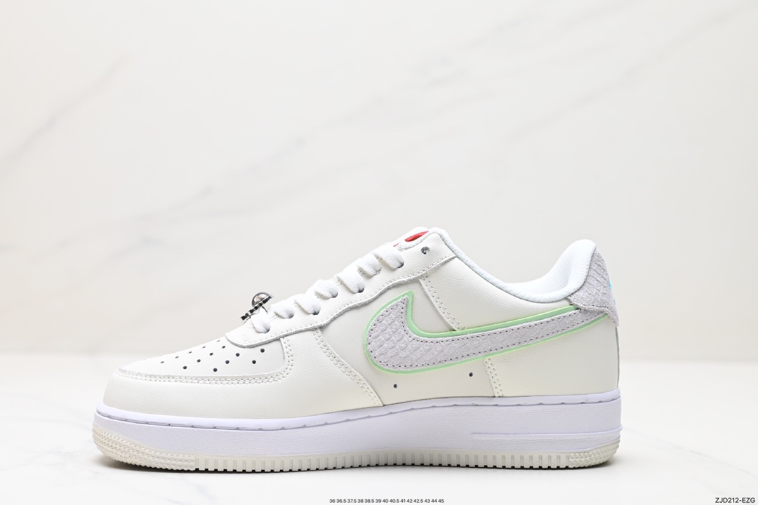 240 NK Air Force 1 CNY 龙年限定 米白灰绿  FZ5052-131