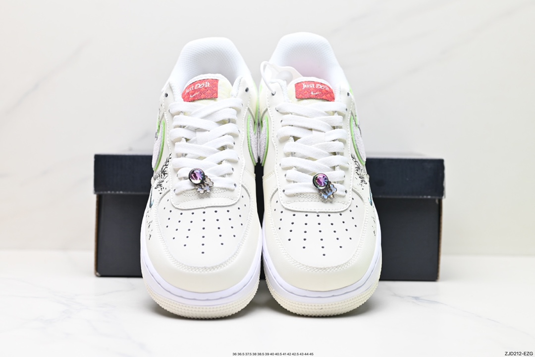 240 NK Air Force 1 CNY 龙年限定 米白灰绿  FZ5052-131