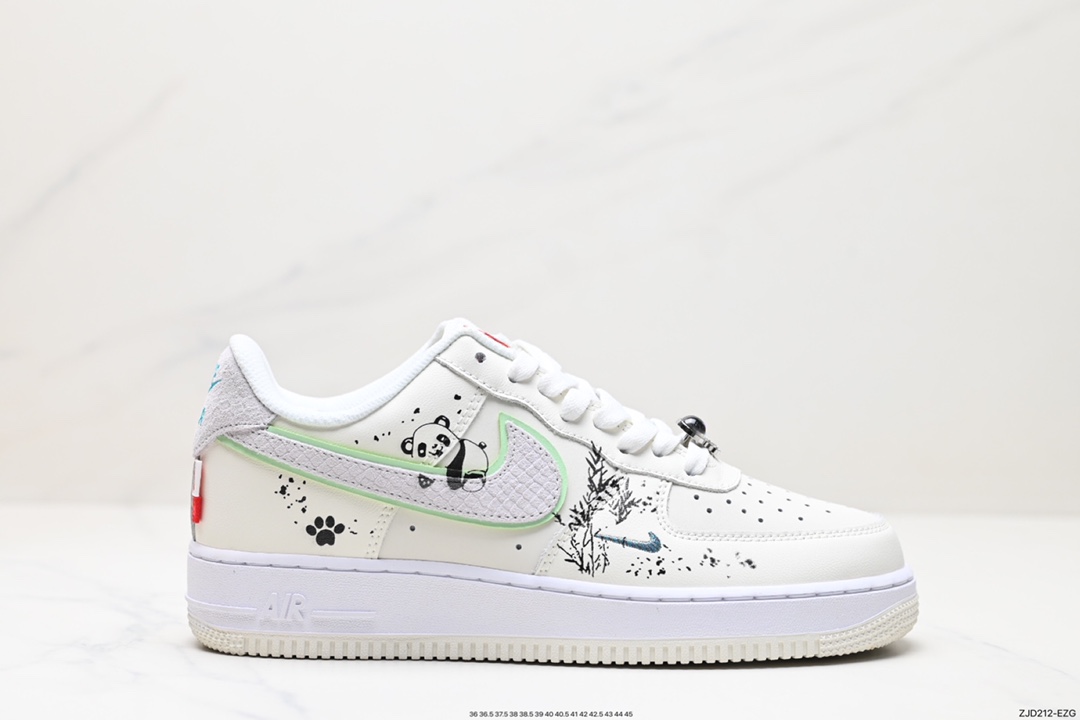 240 NK Air Force 1 CNY 龙年限定 米白灰绿  FZ5052-131