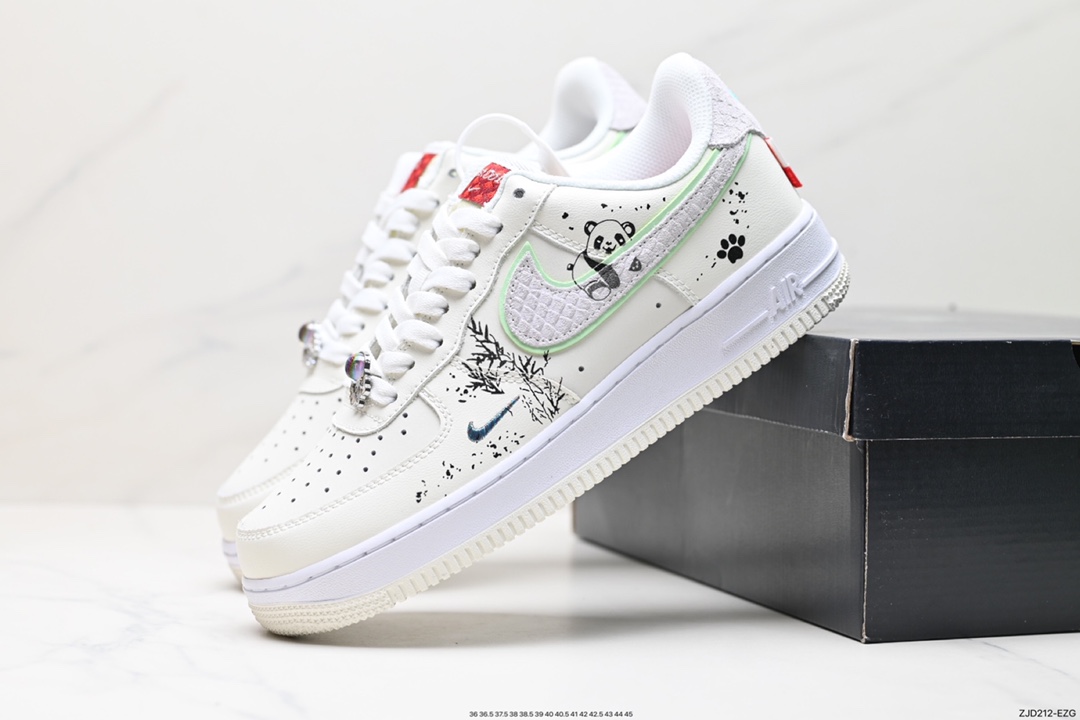 240 NK Air Force 1 CNY 龙年限定 米白灰绿  FZ5052-131