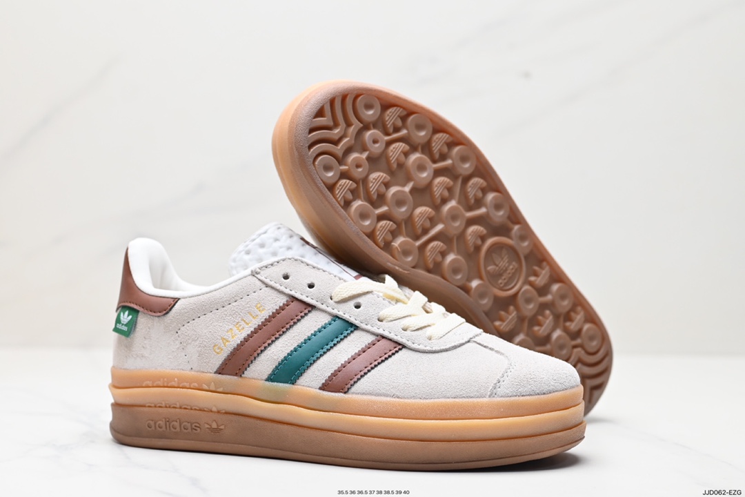 130 阿迪达斯Adidas Gazelle Bold w 低帮复古百搭休闲运动板鞋 IG3685