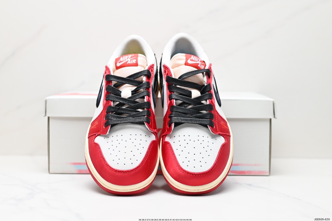 180 头层Trophy Room x Air Jordan 1 Low OG FN0432-100