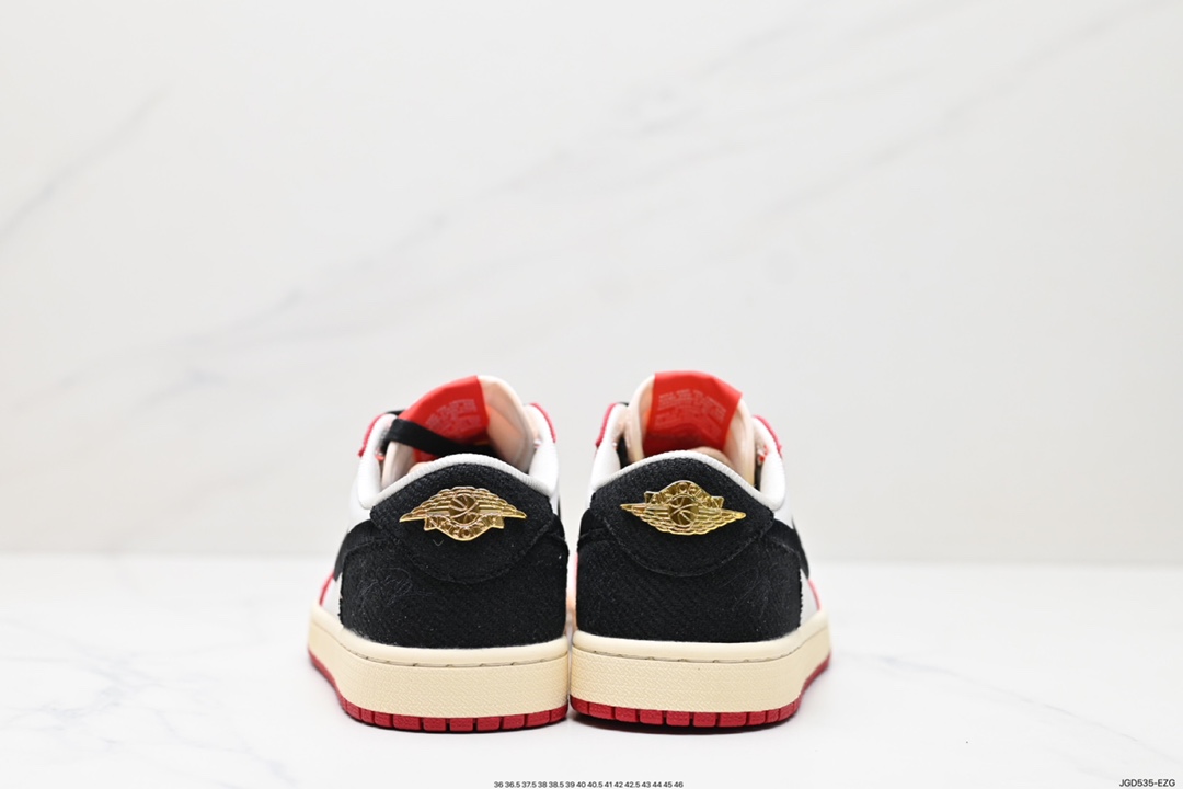 180 头层Trophy Room x Air Jordan 1 Low OG FN0432-100