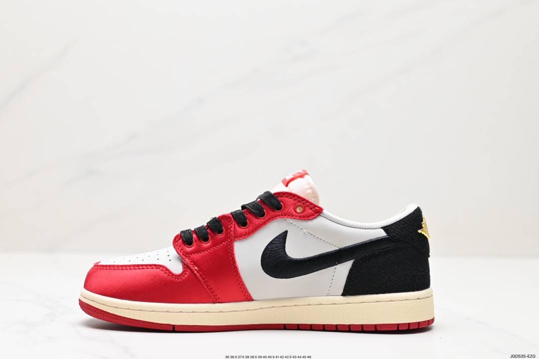 180 头层Trophy Room x Air Jordan 1 Low OG FN0432-100