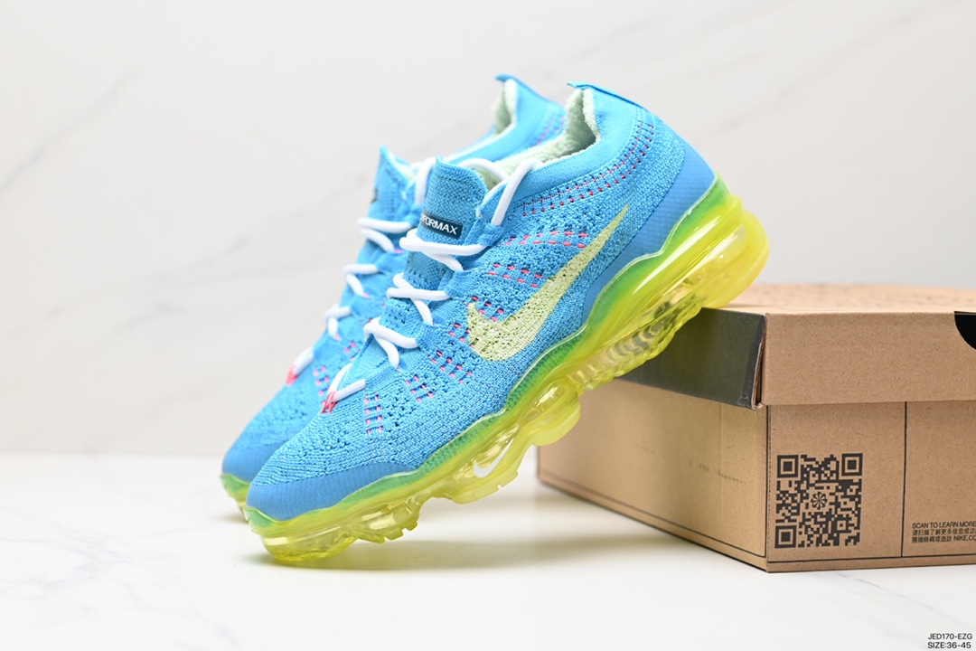 150 耐克Nk Vapormax 2023 Flyknit 耐克2023飞织透气休闲全掌大气垫跑鞋  DV1678-001