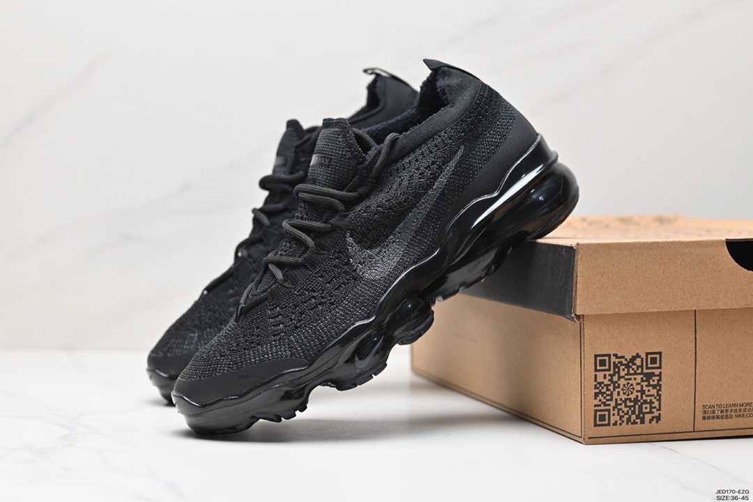 150 耐克Nk Vapormax 2023 Flyknit 耐克2023飞织透气休闲全掌大气垫跑鞋  DV1678-001