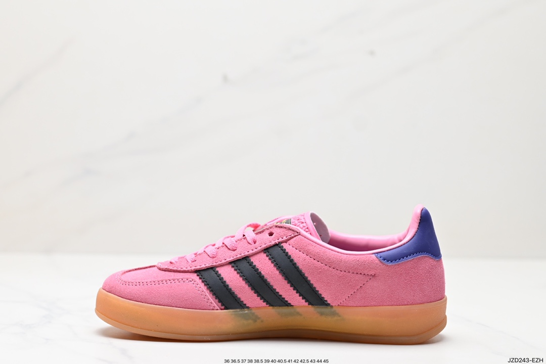 140 adidas originals Gazelle Indoor 粉黑 IE7002